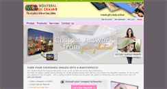 Desktop Screenshot of montrealoncanvas.com
